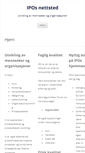 Mobile Screenshot of ipo.no
