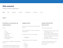 Tablet Screenshot of ipo.no